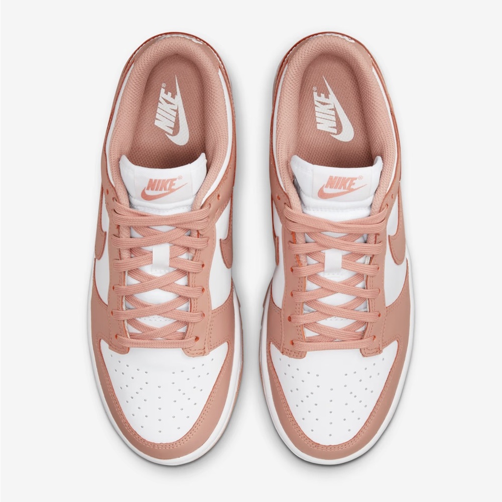 Nike Women's Blush and White Sneakers size 8.5